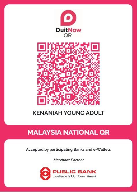DuitNow 收款码 KENANIAH YOUNG ADULT